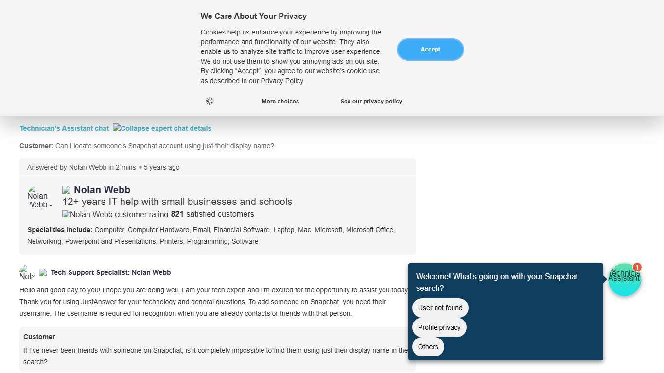 Can I find someone’s Snapchat using only their display name?